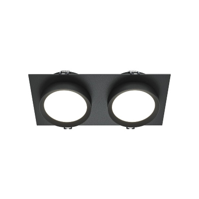 Встраиваемый светильник Maytoni Hoop DL086-02-GX53-SQ-B