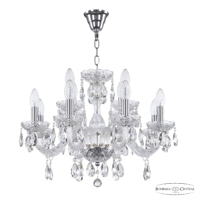 Подвесная люстра Bohemia Ivele Crystal 117/8+4/195 Ni