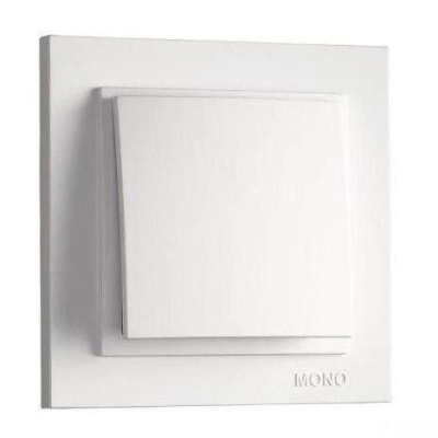 Выключатель одноклавишный Mono Electric Despina 10А 250В слоновая кость 102-010025-100