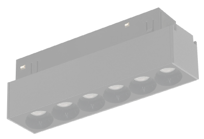 Трековый магнитный светильник iLedex Vision 4822-002-L120-6W-38DG-3000K-BK