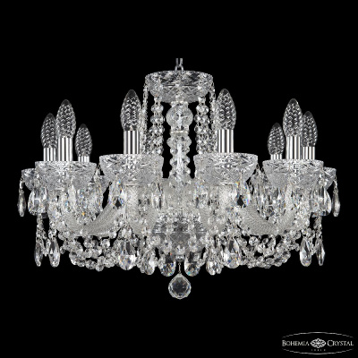 Подвесная люстра Bohemia Ivele Crystal 5402/10/195 Ni Clear/M-1F