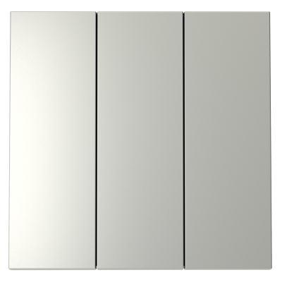 Клавиши для выключателя/переключателя трехклавишного Voltum S70 (сталь) VLS000505