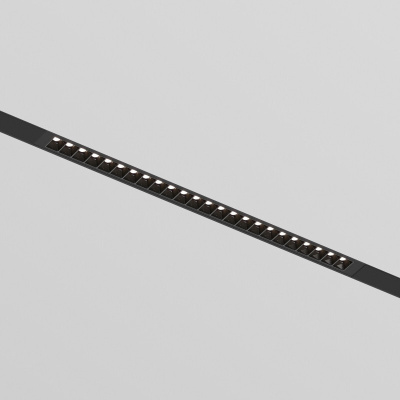 Трековый однофазный светильник Denkirs Simple Grill DK8102-BK