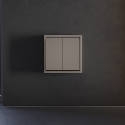 Клавиши для выключателя/переключателя двухклавишного Voltum S70 (капучино) VLS000314