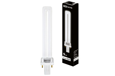 Лампа энергосберегающая TDM Electric G23 9W 4000K матовая SQ0323-0085