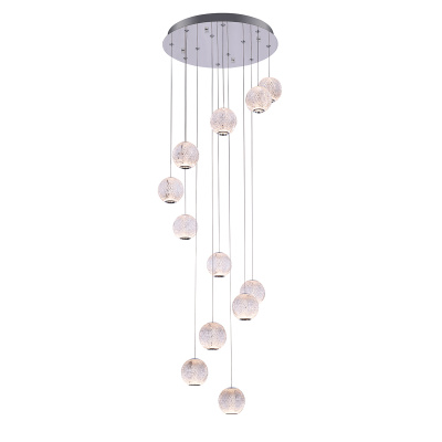 Подвесная люстра DeLight Collection Elliot Diamante MD20001012-12A chrome