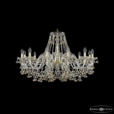 Подвесная люстра Bohemia Ivele Crystal 1409/12/360 G K801