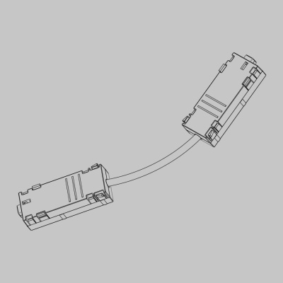 L-соединитель питания для шинопровода трековой системы IMEX Smart Line IL.0050.4002-WH