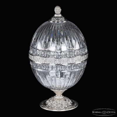 Настольная лампа Bohemia Ivele Crystal 5680L/18 Ni Clear/M-1G