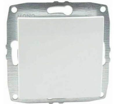 Выключатель одноклавишный Mono Electric Despina-Larissa 10А 250В белый 500-001925-100