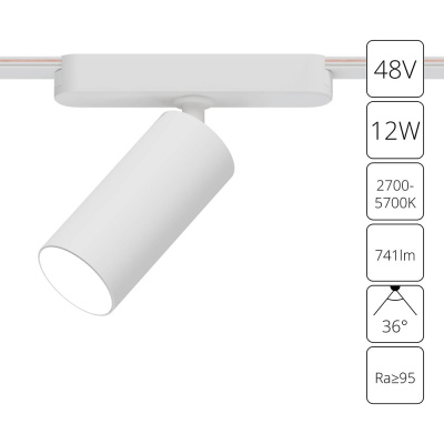 Трековый магнитный светильник Arte Lamp Rapid A2958PL-1WH