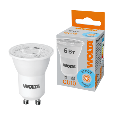 Светодиодная лампа WOLTA MR11 6Вт 6500K матовая WSTD-JCDR-MR11-6W6KGU10-L