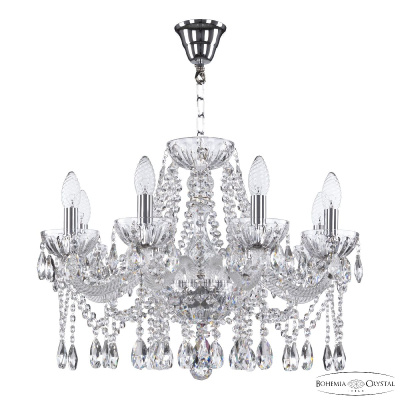 Подвесная люстра Bohemia Ivele Crystal 5413/8/200 Ni Clear/M-1H
