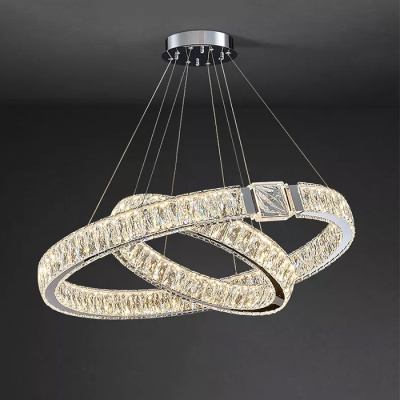 Подвесная люстра Delight Collection D8010P/2R/D800+600 silver