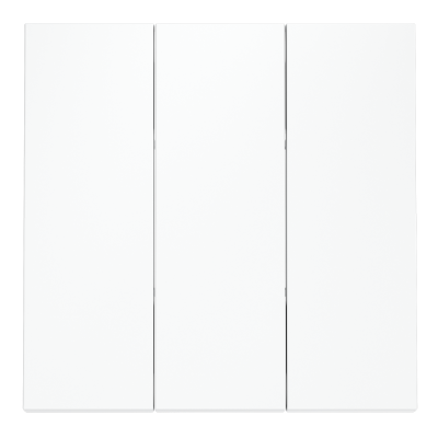 Клавиши для выключателя/переключателя трехклавишного Voltum S70 (белый матовый) VLS000502