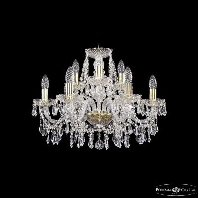 Подвесная люстра Bohemia Ivele Crystal 1403/6+3/195 G