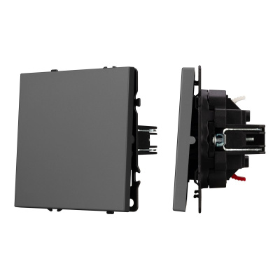 Механизм выключателя одноклавишный непроходной Arlight SWT-NOBE-MK01-SFPL-GR (230V, 10A) 054245