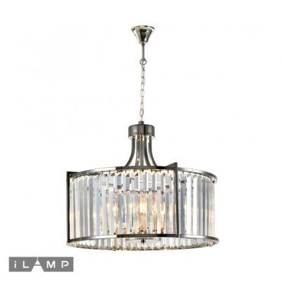 Подвесная люстра iLamp Qeens P2553-6 Nickel