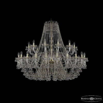 Подвесная люстра Bohemia Ivele Crystal 1409/24+12/530 G