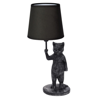 Настольная лампа Uniel UL-00013444 UML-B465 E14 SILVER/BLACK