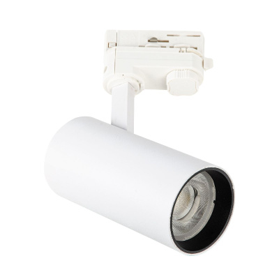 Трековый трехфазный светильник Uniel ULB-T55-20W/4000K WHITE UL-00011201