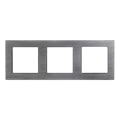 Рамка на 3 поста Arlight FRM-PRESTO-ALS-3-GR 043858