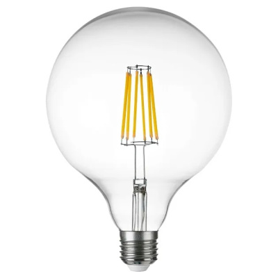 Лампа светодиодная филаментная Lightstar LED Filament E27 10W 3000K груша прозрачная 933202