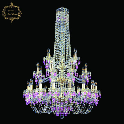 Подвесная люстра Art Classic 11.24.16+8+4.300.3d.h-128.Gd.V7010