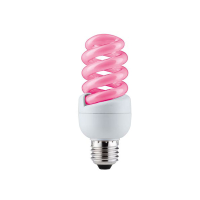 Лампа энергосберегающая Paulmann Е27 15W спираль красная 88088