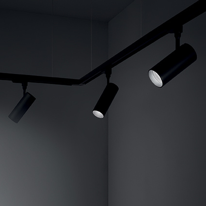 Трековый светодиодный светильник Ideal Lux Smile 15W Cri90 36 3000K Black 189789
