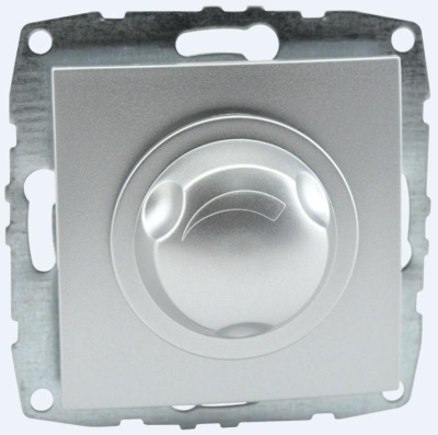 Светорегулятор Mono Electric Despina-Larissa 800Вт 10А 220В-250В серебро 500-002105-134