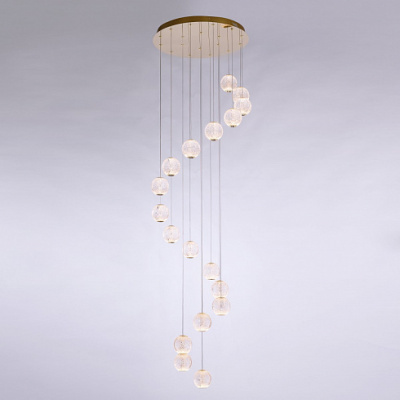 Подвесная люстра DeLight Collection Elliot Diamante MD20001012-18A gold