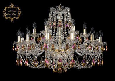 Подвесная люстра Art Classic 11.21.12+6.300.Gd.Sp.K777