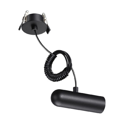 База встраиваемая для ввода питания с заглушкой и проводом-подвесом (длина провода – 2м) Novotech Konst Glat 359384