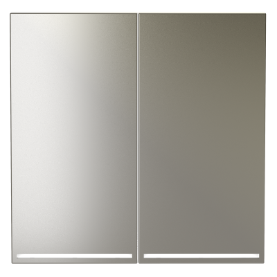 Клавиши для выключателя/переключателя двухклавишного с подсветкой Voltum S70 (шелк) VLS000404