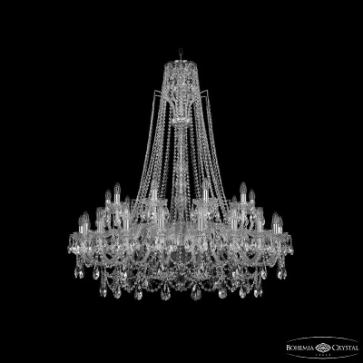 Подвесная люстра Bohemia Ivele Crystal 1411/20+10/400/XL-130 Ni