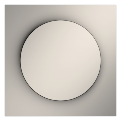 Накладка для светорегулятора поворотно-нажимного Voltum S70 (кашемир) VLS002003