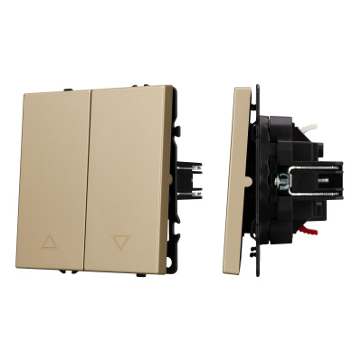 Механизм выключателя управления шторами Arlight SWT-NOBE-MKR2-SFPL-GD (230V, 10A) 054274