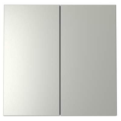 Клавиши для выключателя/переключателя двухклавишного Voltum S70 (сталь) VLS000305