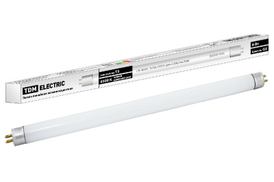 Лампа люминесцентная TDM Electric G5 6W 6500K белая SQ0355-0016