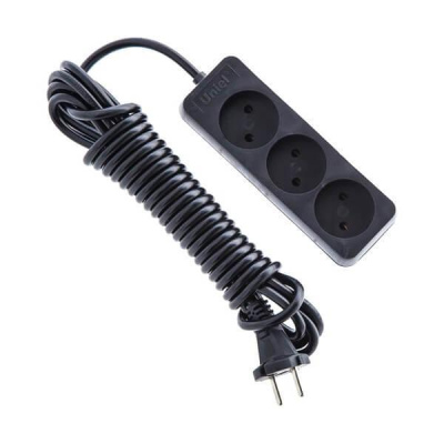 Удлинитель (UL-00003606) Uniel 3гн х 7м б/з Standard S-CD3-7 Black