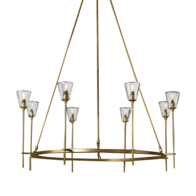 Подвесная люстра Delight Collection Torche De Verre 8614P/8 gold