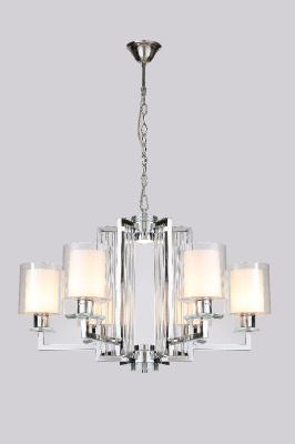 Подвесная люстра iLamp King RM6201-6 CR+CL