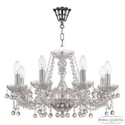 Подвесная люстра Bohemia Ivele Crystal 108/8/195 Ni