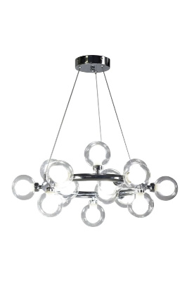 Подвесная люстра AM Group AM470 D500 CHROME