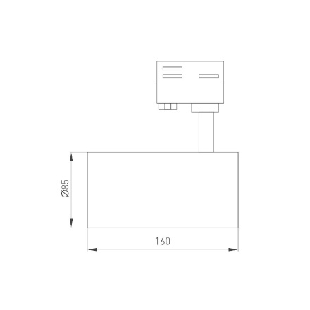 Трековый трехфазный светильник Arlight LGD-CALIPSO-4TR-R85-20W Day4000-MIX 046739