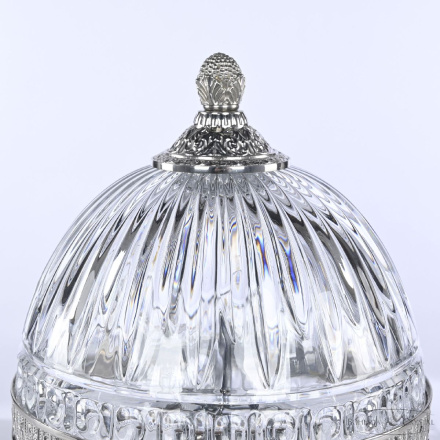 Настольная лампа Bohemia Ivele Crystal 5680L/18 Ni Clear/M-1G