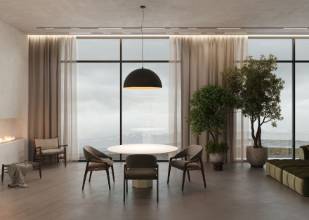 Трековый магнитный светильник Maytoni Basis TR030-4-24WTW-DD-B