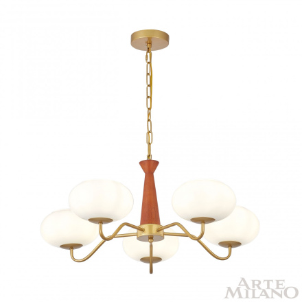Подвесная люстра Arte Milano Napoli 310166/D680/5 BS/WD