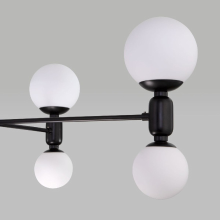 Подвесная люстра Eurosvet Bubble 30182/8 черный a063212